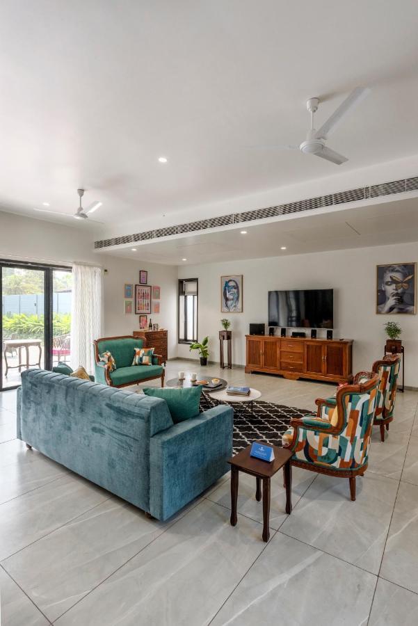 Saffronstays Mayfair Gardens 4 Bedroom Petfriendly Pool Villa Alibag Luaran gambar